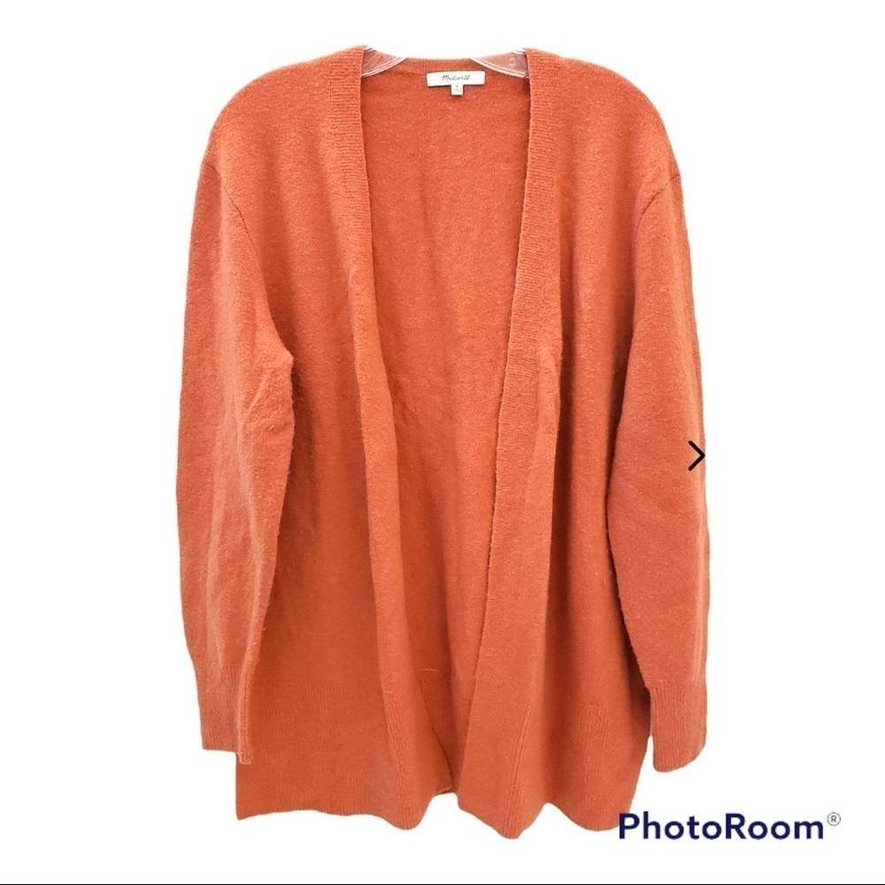 Madewell Wool/Alpaca burnt orange knit sweater M